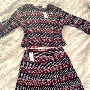 NEW 2pc Blouse & Skirt